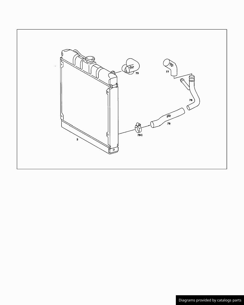 MEYLE W116 LOWER RADIATOR HOSE SUITS MERCEDES W116 1105011982