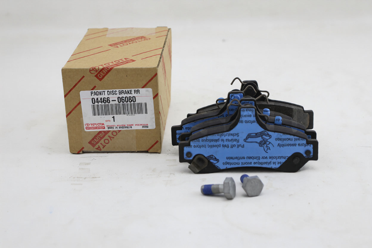 Genuine Toyota Rear Brake Pads 04466-06080 suits Aurion/Camry Models.