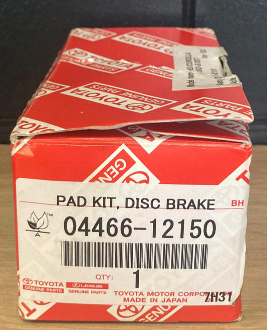 Toyota Genuine Rear Brake Pads suits Yaris/Corolla 04466-12150