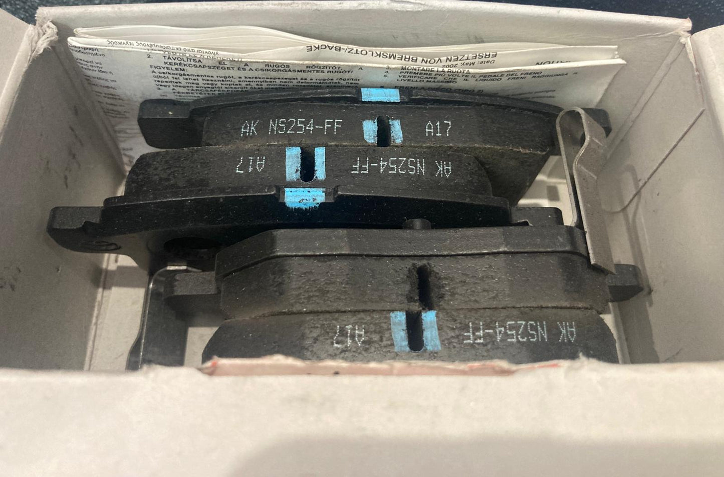 Toyota Genuine Rear Brake Pads suits Yaris/Corolla 04466-12150