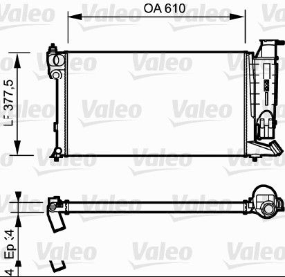 VALEO RADIATOR 730985 SUITS PEUGEOT 306 94-02