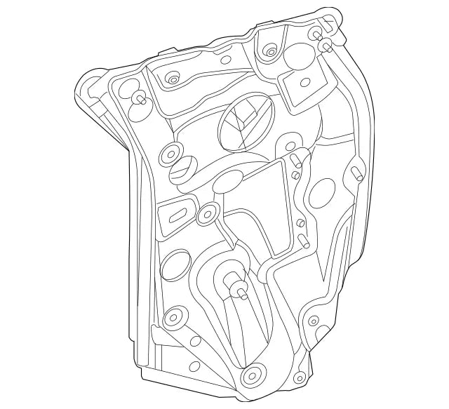 Mercedes W205 Rear Right Window Regulator A2056700403